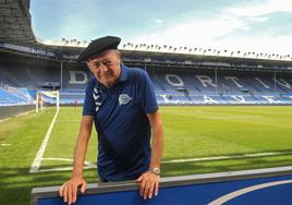 En el estadio de Mendizorroza, feudo del Deportivo Alavés, su segunda casa.