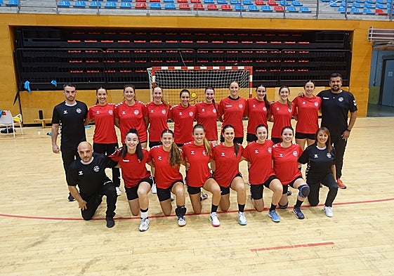 La plantilla del Zuazo en la presentación de esta nueva temporada.