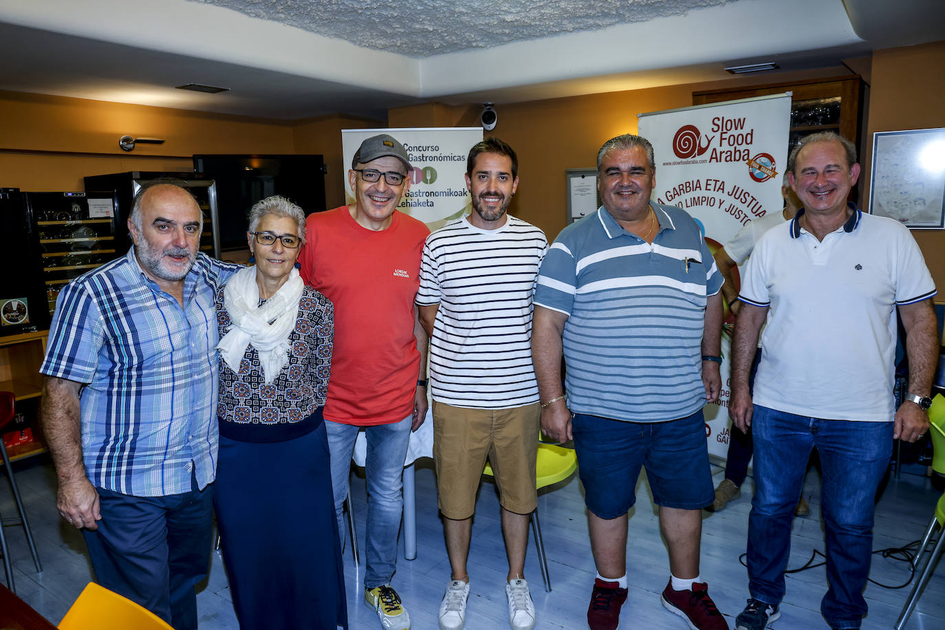 Así fue la cena en la sociedad gastronómica Zabaldegia
