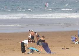 Entra la galerna y bajan las temperaturas tras una jornada asfixiante en Bizkaia