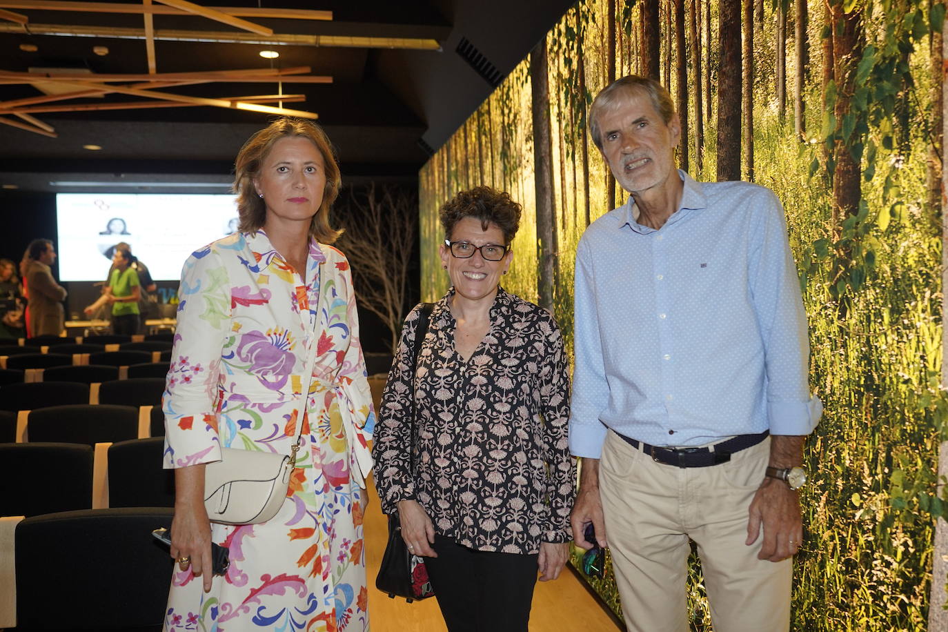 Eva Salgado, Beatriz Sancho Etxeberria y Abel Marinabeitia.