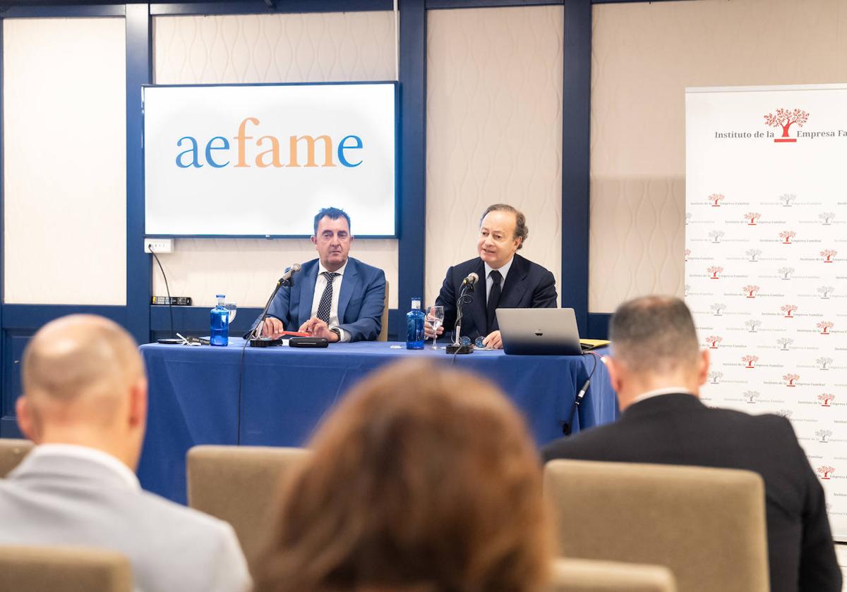 José Miguel Lanzagorta y José Luis Blanco en la presentación del Congreso