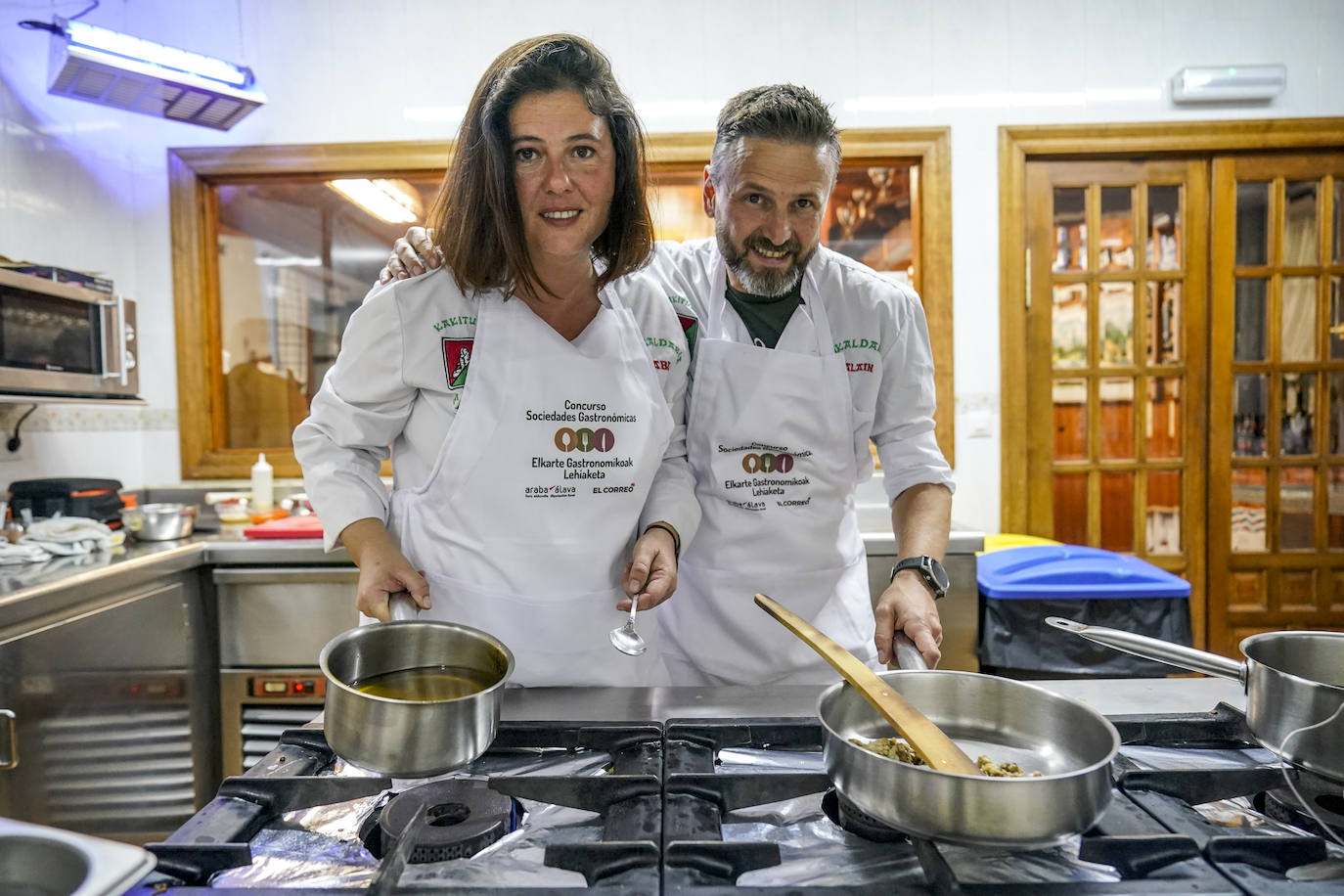 La cena en la sociedad gastronómica Kakiturri, en imágenes