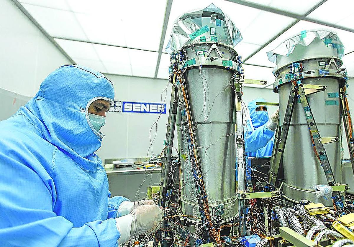 Imagen de las instalaciones de Sener en la localidad madrileña de Tres Cantos.