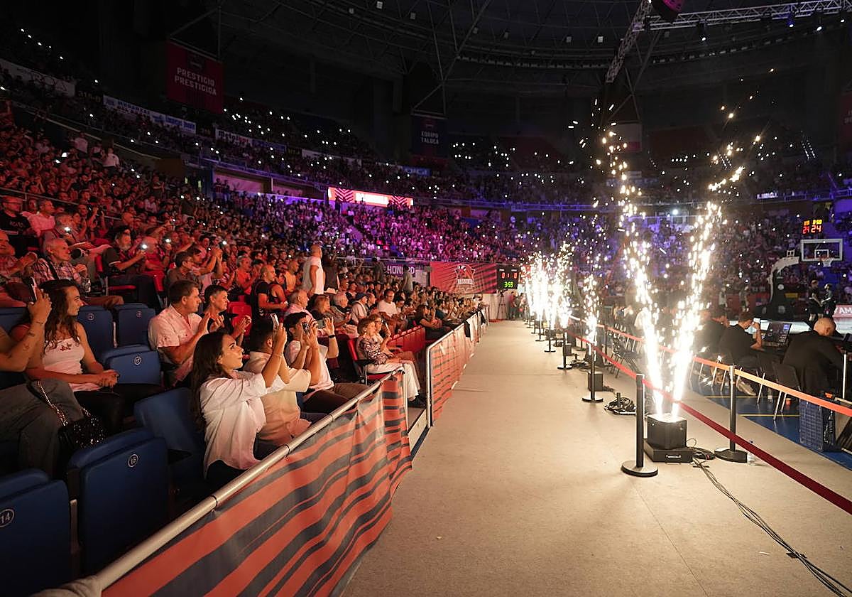 Los 14.017 espectadores que asistieron al Baskonia-Real Madrid fueron la tercera mejor entrada de la jornada.
