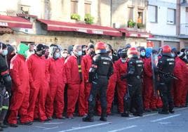 Los incidentes se produjeron en febrero de 2021 durante el inicio de la huelga.