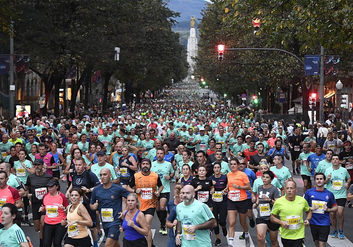 Participantes en la carrera en la edición de 2022