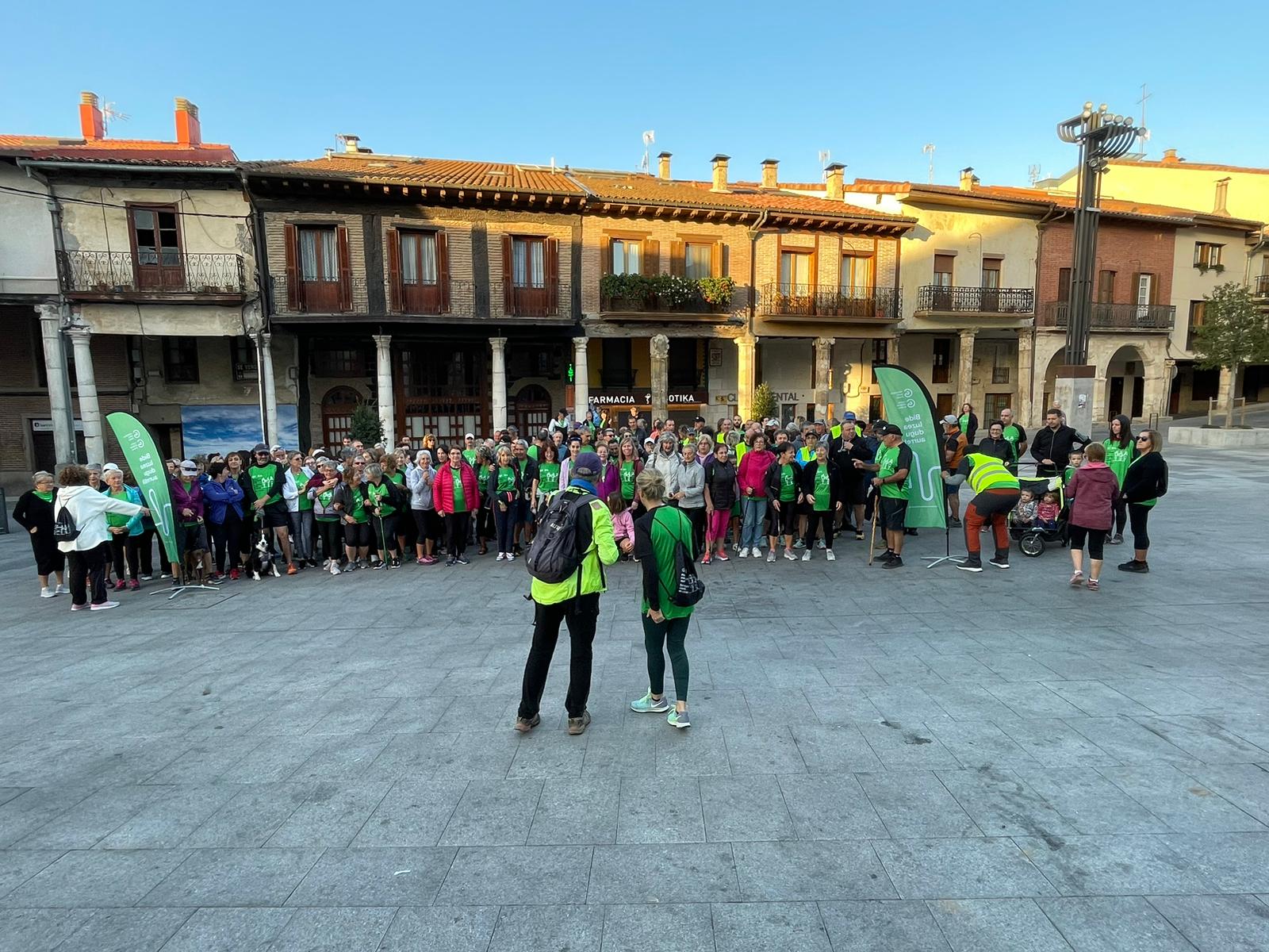 La marcha en Salvatierra contra el cáncer, en imágenes