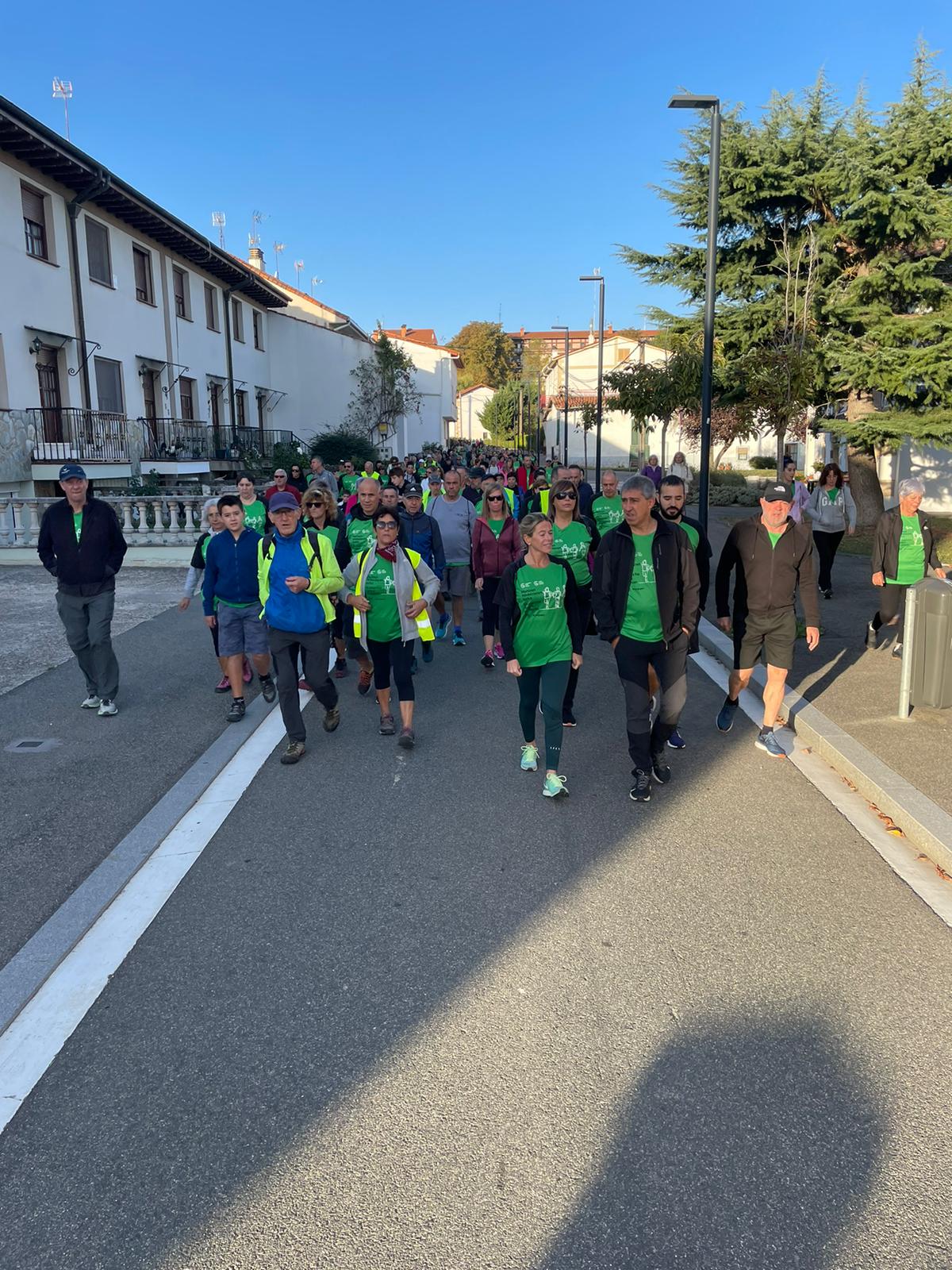 La marcha en Salvatierra contra el cáncer, en imágenes