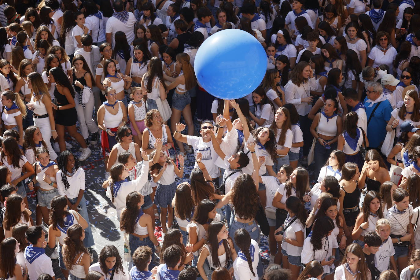 Las mejores imágenes del txupinazo de los Sanfaustos