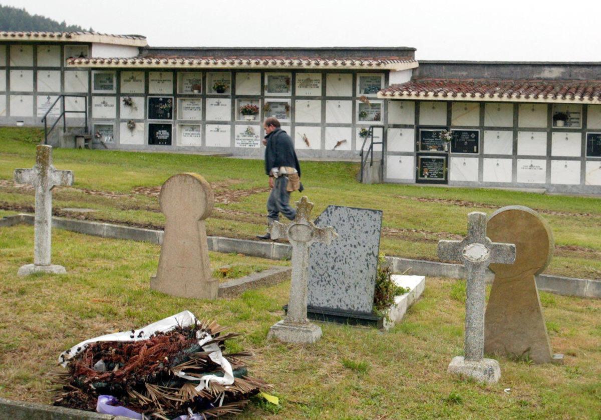 Vista del cementerio de Arrankudiaga-Zollo donde se celebrará este domingo el homenaje.