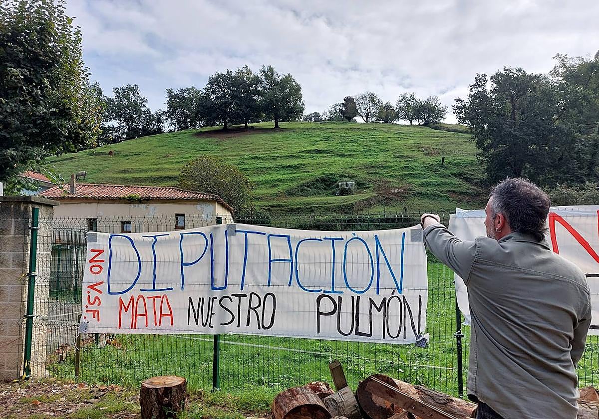 Gorostiza se rebela contra el viaducto de la Variante Sur Ferroviaria a su paso por Barakaldo