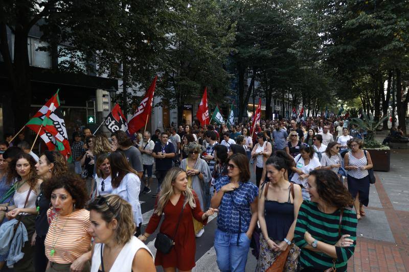 Huelga de los colegios concertados en Euskadi