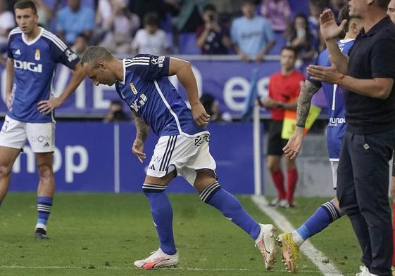 Cazorla, en su reciente debut con el Real Oviedo.