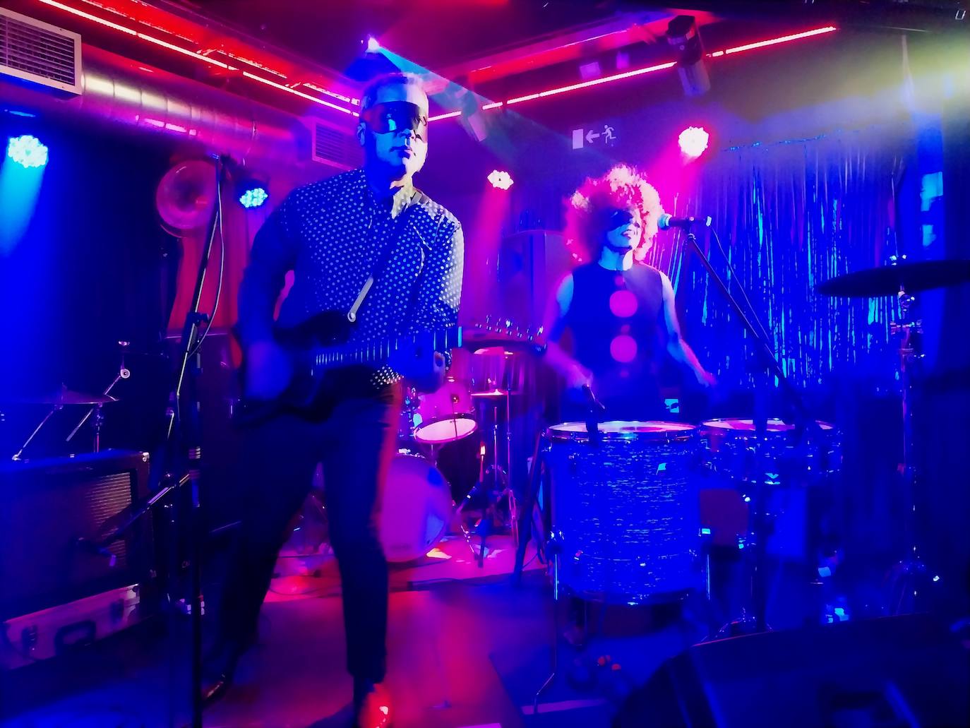 Los Retumbes, o sea Andrés y Ana.