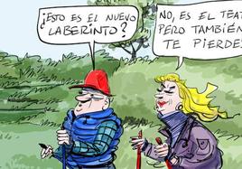 La viñeta de Cerrajería y el teatro verde de Olárizu