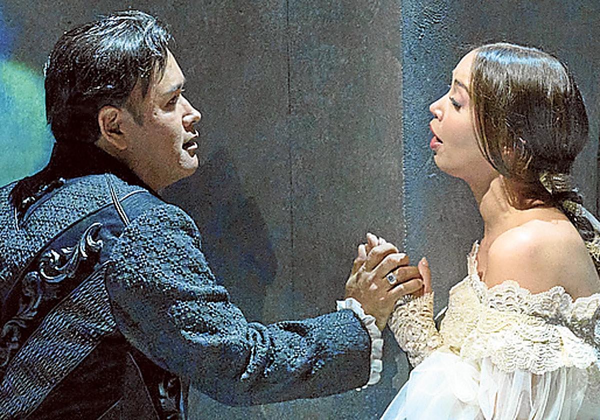 Javier Camarena y Nadine Sierra en 'Romeo y Julieta'.