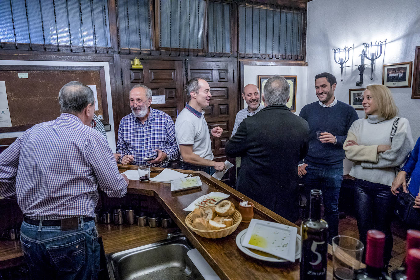 La cena en la sociedad gastronómica Ametza, en imágenes