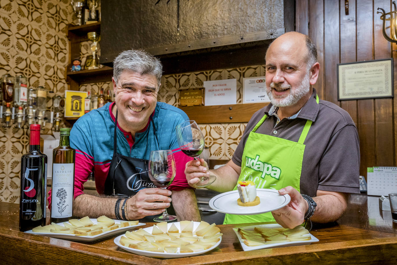 La cena en la sociedad gastronómica Ametza, en imágenes
