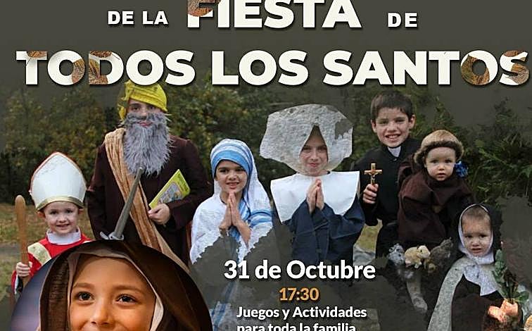 Imagen - Cartel de la fiesta de Todos los Santos que han organizado las monjas de Estíbaliz.