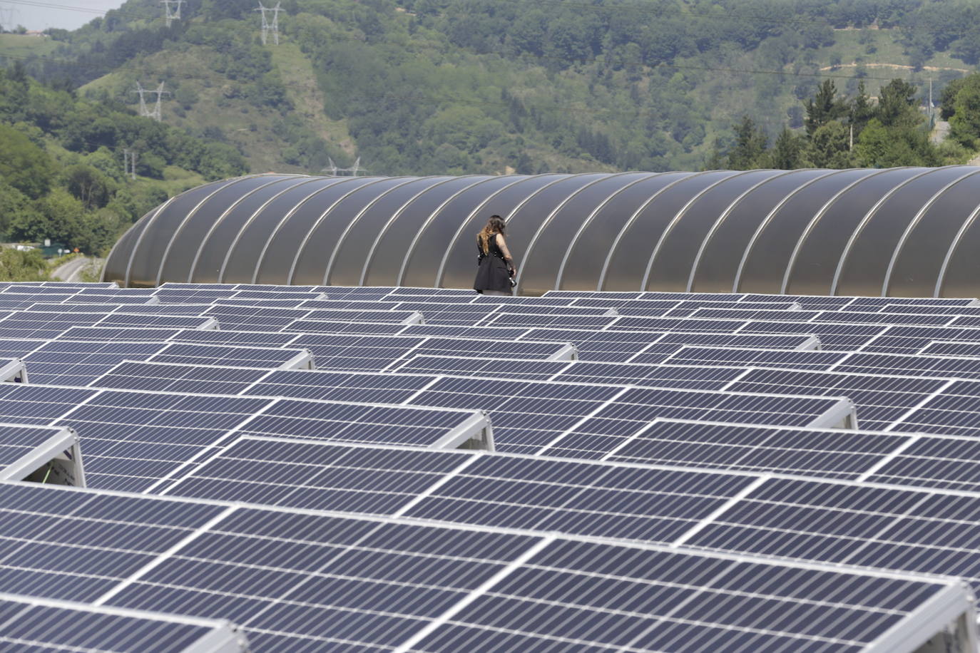 Los paneles solares de Lea Artibai se instalarán en una zona rural.