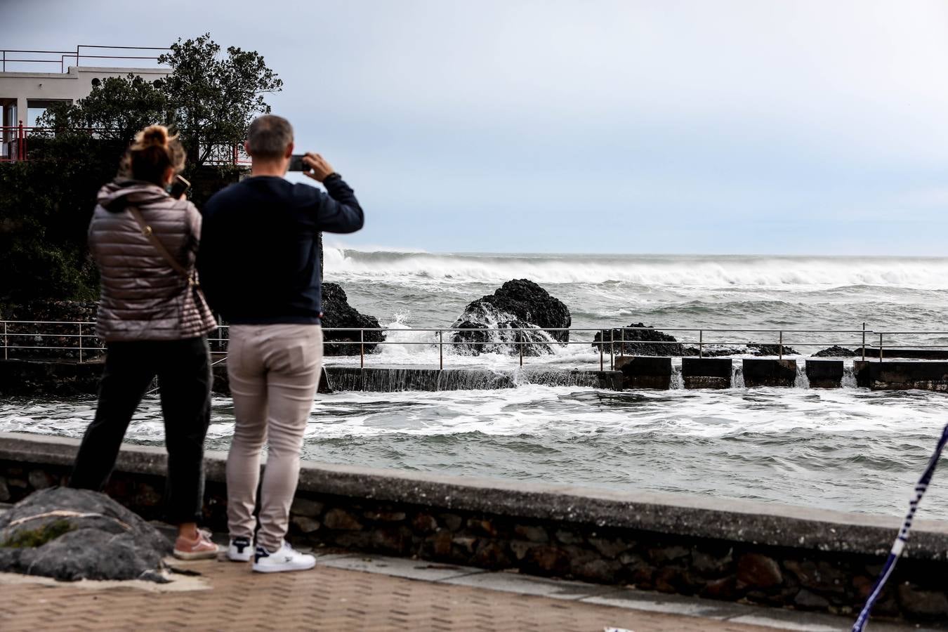 Las imágenes que deja la borrasca Domingos