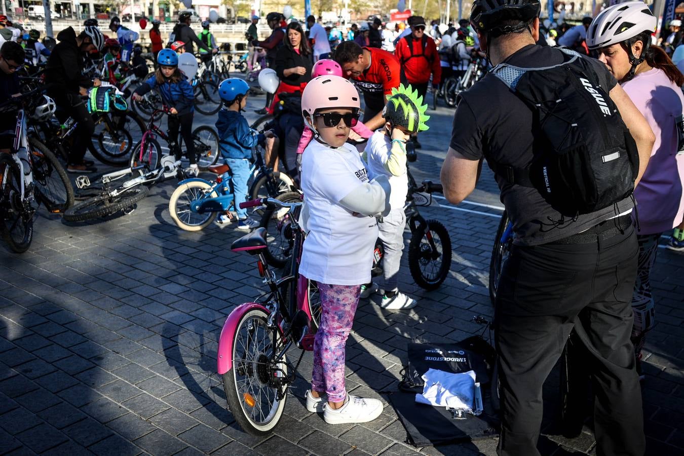 Bicicletada Bridgestone en Bilbao