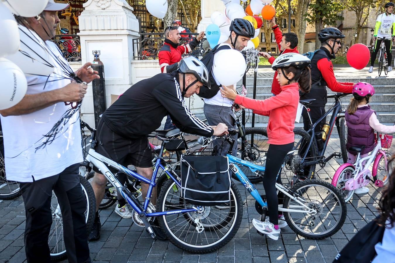 Bicicletada Bridgestone en Bilbao