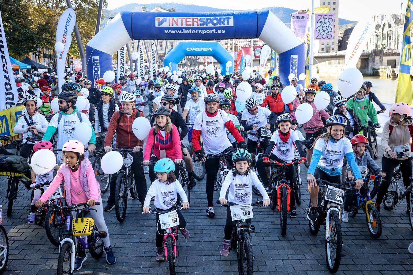 Bicicletada Bridgestone en Bilbao