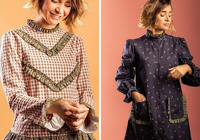 Blusa Ezkurra y vestido Euria.