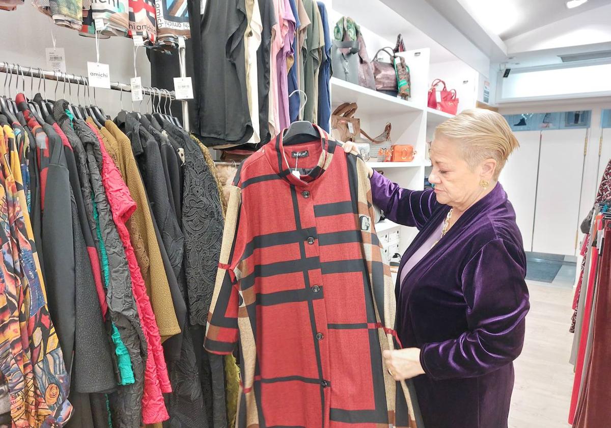 Rosa Ruiz, en su tienda Lolísima.