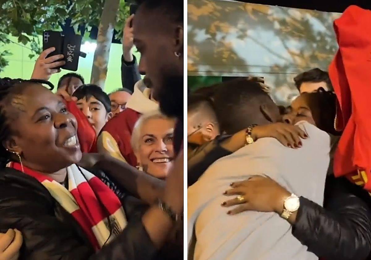 María Arthuer felicitó a sus hijos tras la victoria del Athletic.