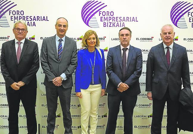 Ricardo Pérez, Ibon Urgoiti, Ana Camacho, Iñaki Peña y Francisco Javier Azpiazu.
