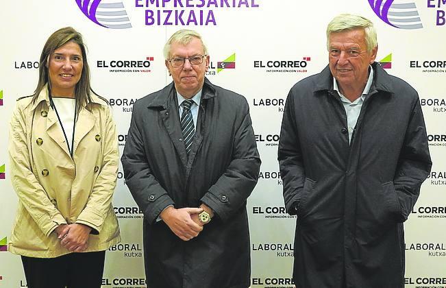 Rocío Fernández, Manuel Ardanza y Tomás Olano. 