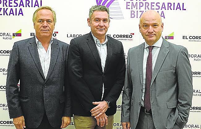 Jose Velasco, Gaizka Zulaika y Jokin Gorriti.