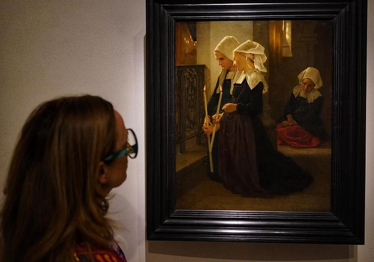 Cuadro adquirido por el museo por el derecho de tanteo a Subastas Ansorena.