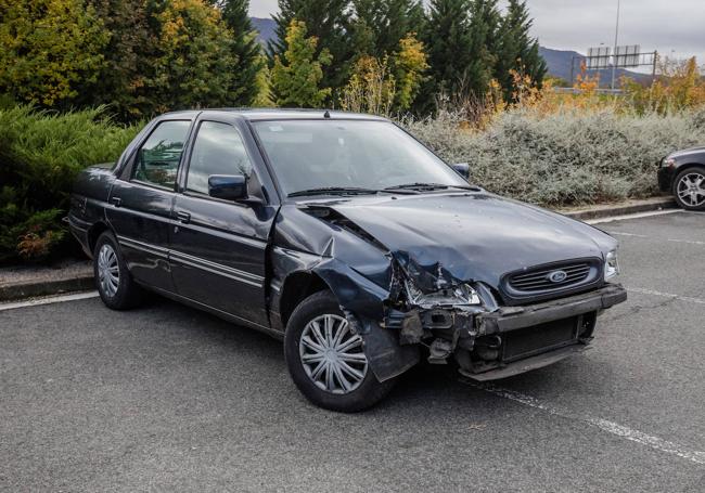 El turismo presuntamente utilizado en el alunizaje.