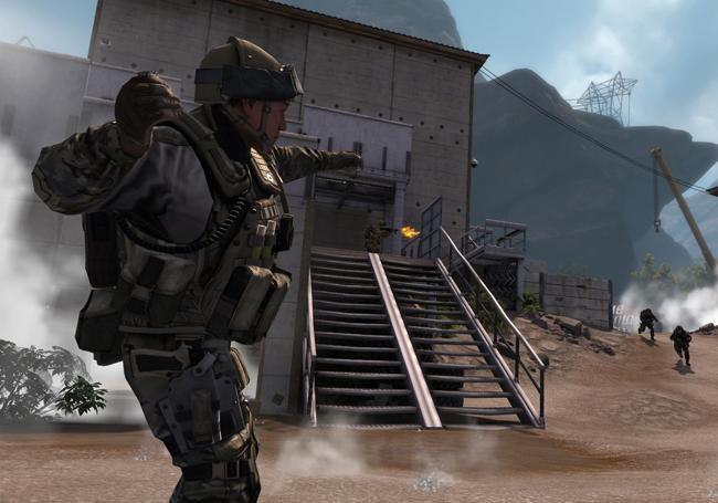 Captura del videojuego 'America's Army', desarrollado por encargo del Pentágono.