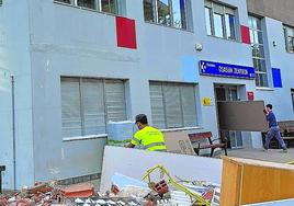 Obras de acondicionamiento de la Casa del Mar de Ondarroa.