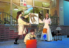 La primera representación tuvo lugar en MSP Interiorismo, de Las Arenas.