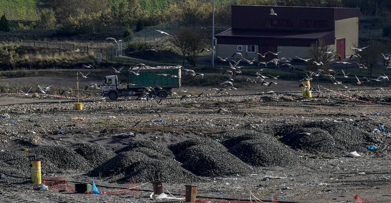 El vertedero de Gardélegui, en imágenes