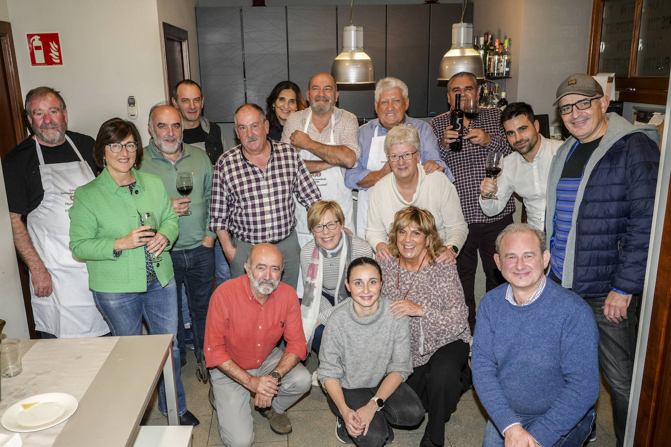 Así fue la cena en la sociedad gastronómica Txipristin