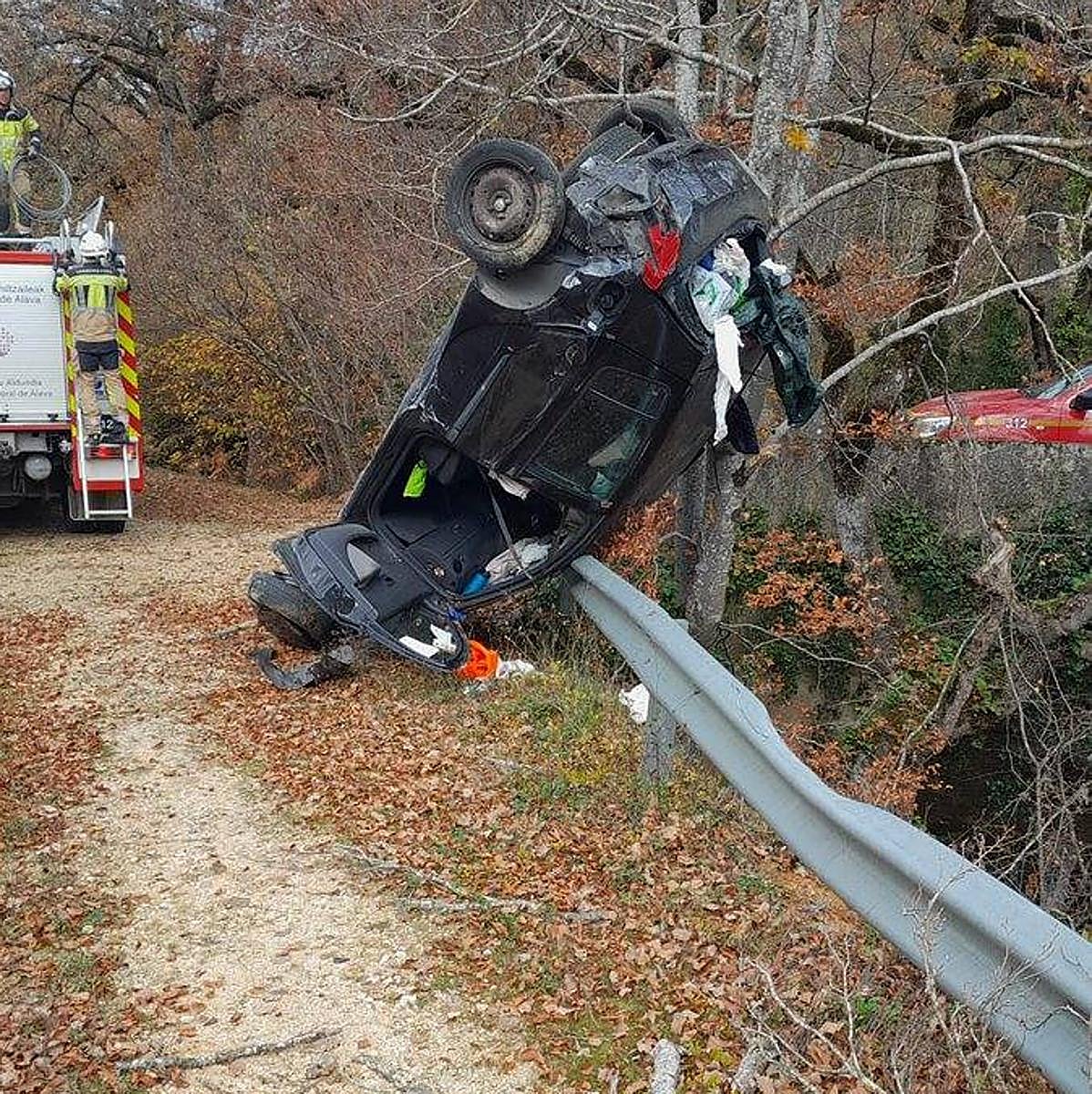 Estado en el que quedó el vehículo siniestrado.