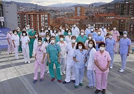 Imagen de archivo de parte del servicio de Anestesia y Reanimación de Cruces tomada en diciembre de 2020.