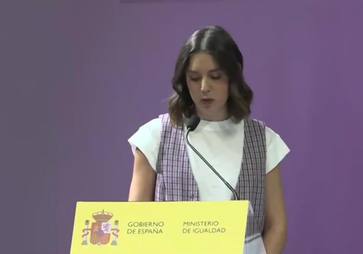 Irene Montero.