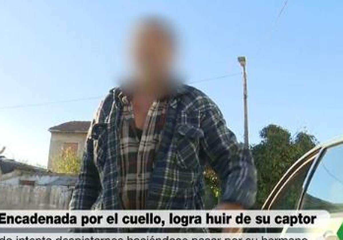 Imagen del supuesto secuestrador de una mujer en Miranda.