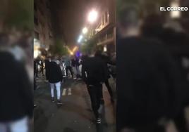 Cuatro denuncias por la pelea con patadas en la cabeza a la salida de una discoteca de Bilbao