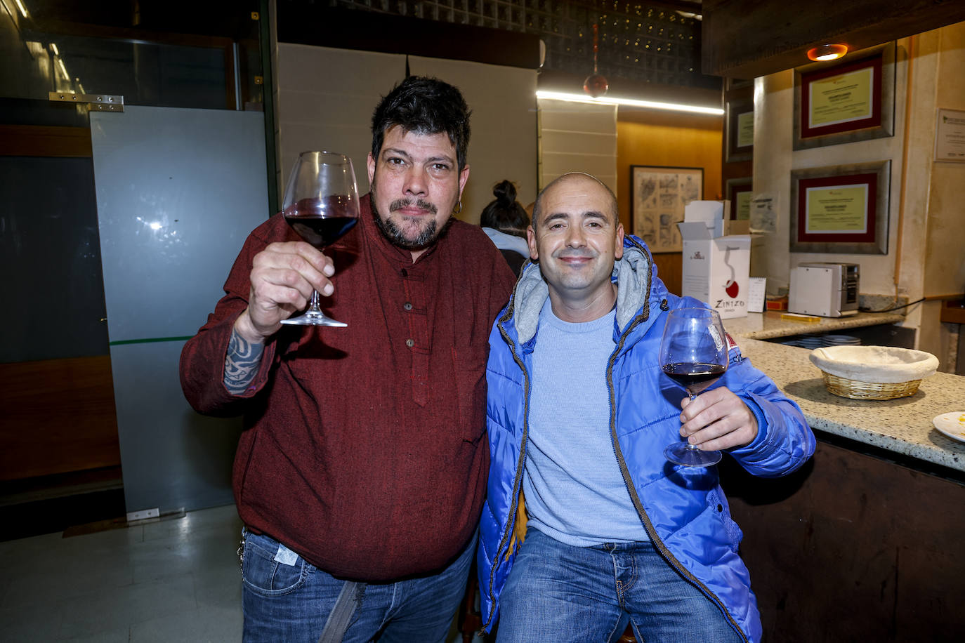 La cena en Bustinzuri, en imágenes