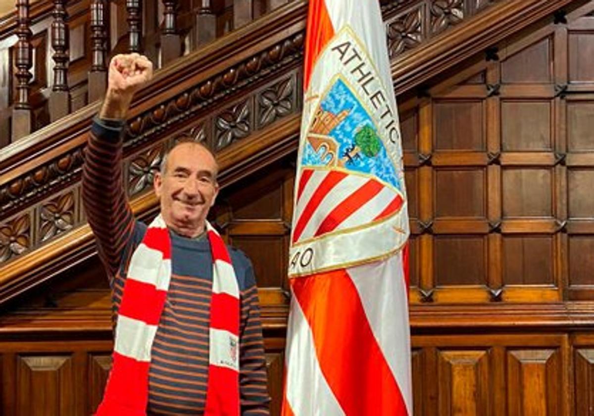 El socio Miguel Isasi, embajador del Athletic en diciembre para cerrar el 125 aniversario del club