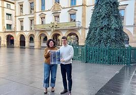 El concejal de Cultura, Koldo Bilbao y la alcaldesa de la localidad, Ainhoa Salterain, han presentado la programación navideña.